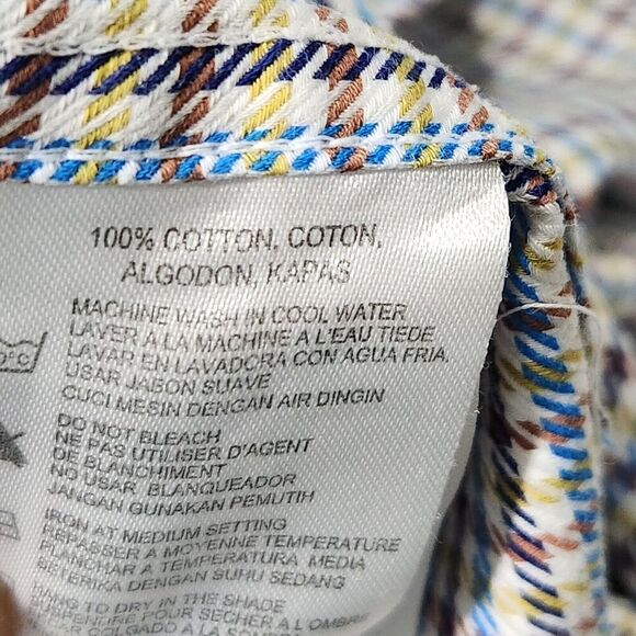 Report Collection Shirt Size XL Button Down 100% Cotton - Picture 10 of 11